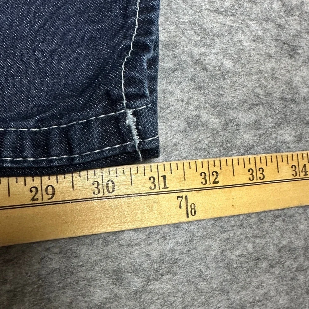 True Religion Mens Blue Skinny Section Contrast Stitch Jeans 40